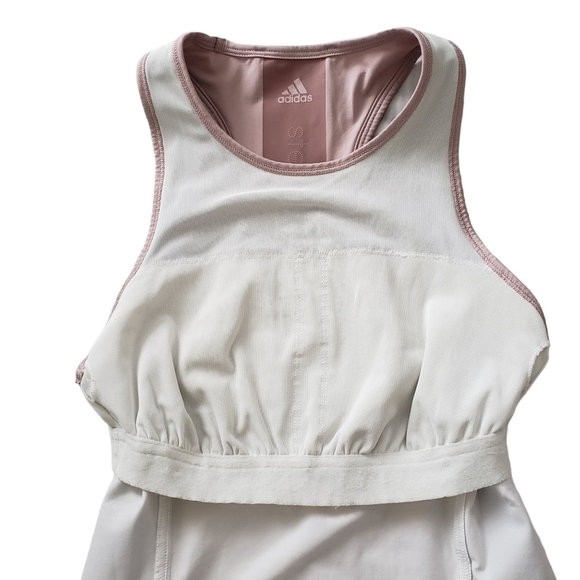 Stella McCartney Adidas Performance TechFit Colour Block Tank Top - Picture 6 of 7